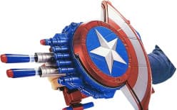 Captain America Civil War Like Blaster Reveal Shield Toy and Bullet Blaster (Blue)