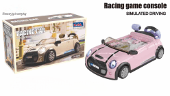 Kidoyz MINI COOPER Racing Car Adventure Game Steering Wheel Toy with Lights & Sounds | Interactive Driving Simulator Toy for Kids
