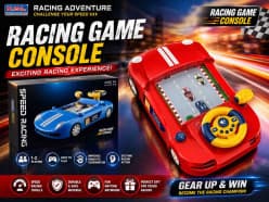 Kidoyz Lamborghini Car Simulator Steering Wheel Toy | Interactive Car Driving Skill Learning Game with Lights & Sounds for Kids