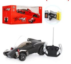 Kidoyz Plastic Storm Remote Car Vehicle Toys for Kids 5+ Years Old Kids Birthday Gifts Funny Game for Kids Black (Size Medium)