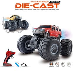Kidoyz High Quality Diecast Car 1: 12 RC Car 2.4G off-Road Hummer Climbing Car with Spray Christmas Gift for Children