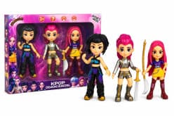 KPOP Demon Hunters Action Figure Set | 3 Collectible High Quality Anime-Style Figures with Weapons | Fantasy Character Toy Gift for Kids, Collectors & Display