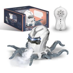 Remote Control Octopus Kids Toys - Realistic RC Octopus, Music Effect, LED Light, Toys for 6 7 8 9 10 11 12+ Year Old Boys/Girls, Gifts for Halloween Christmas Easter Birthday…