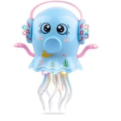 Electric Dancing Jellyfish Toy with Music Light - Cute Musical Octopus with Headphone for Kids Girls Boys - Moving Walking Dancing Jelly Fish Toy for 3+ Years