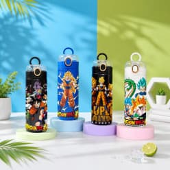 Dragon Ball Water Bottle for Kids | 450 ml | Color as per Stock dispatched | Pack of 1 Pc