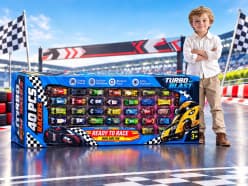40 Pcs Toy Car Set for Kids | Racing Cars Gift Box | China Item | Limited Stock