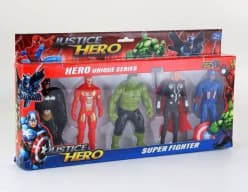 Justice Hero Unique Series Super Fighter Action Figure Toy Set