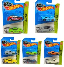 Kidoyz Hot Wheels Die-Cast Toy Car Set | Metal Racing Cars in 12 Twin Blister Packs | Assorted Alloy Car Models for Kids Ages 3+ | 1pcs Random | Color As Per Stock